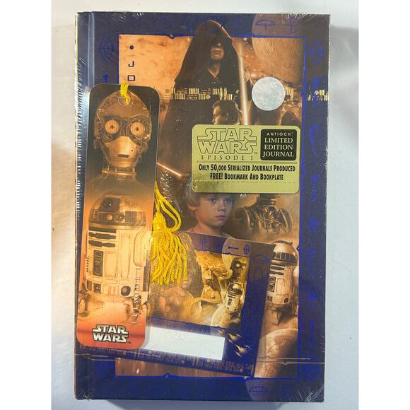 Star Wars Journal Antioch Episode I ~ Limited Edition Sealed Bookmark Bookplate - Picture 1 of 4